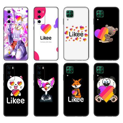 Черный чехол из ТПУ для Huawei P30 Lite P30 Pro P40, чехол для Huawei P40 LITE EP, умный чехол, модный чехол Likee, кот, медведь, любовь, сердце
