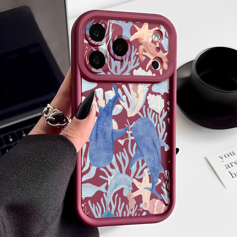 Сине-белый чехол для телефона с изображением волны для серфинга для iPhone 17 Pro Max Чехол iPhone 16 15 14 13 Pro Max 11 16e 17e Ударопрочный бампер Мягкая силиконовая накладка
