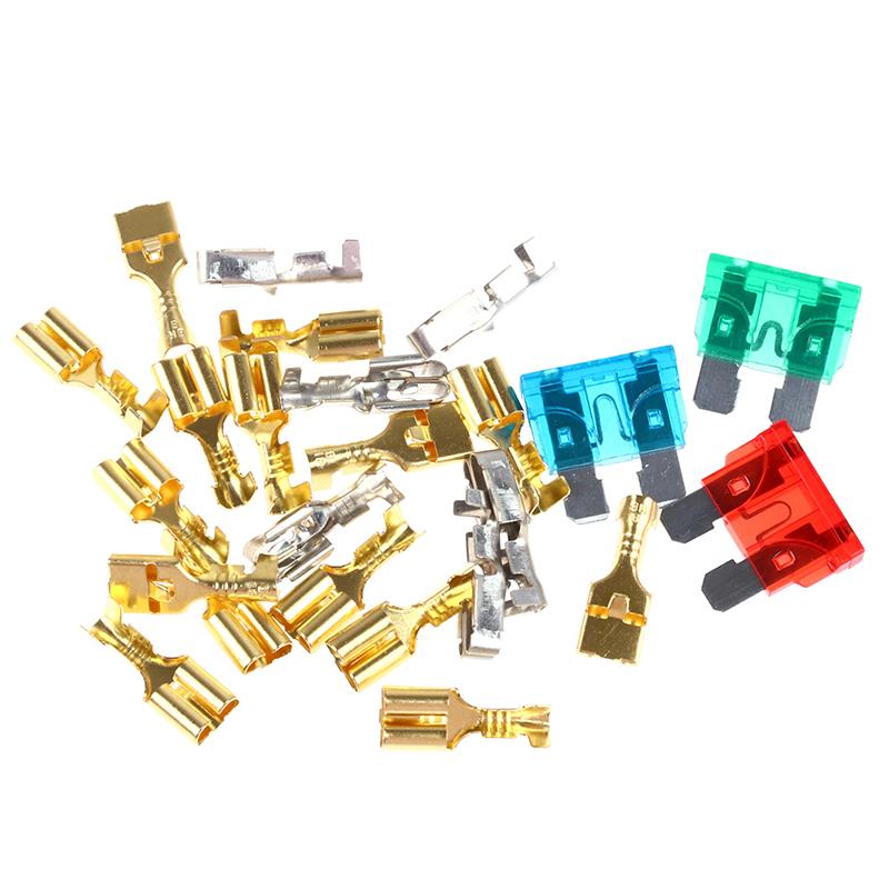 Бесплатная комбинация автомобильный грузовик 4-контактный держатель предохранителя + 4-контактный держатель реле 12 В 24 В