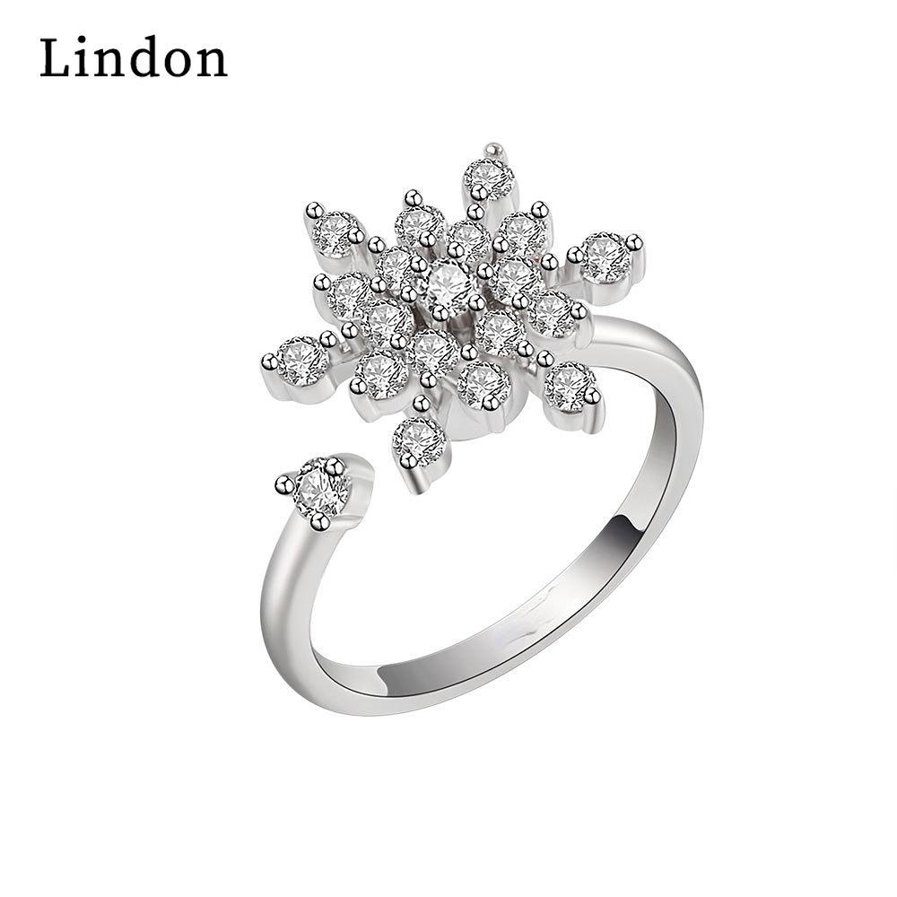 Классическое кольцо Lindon из медного сплава с цирконием, женские ювелирные изделия, свадебный подарок для вечеринки