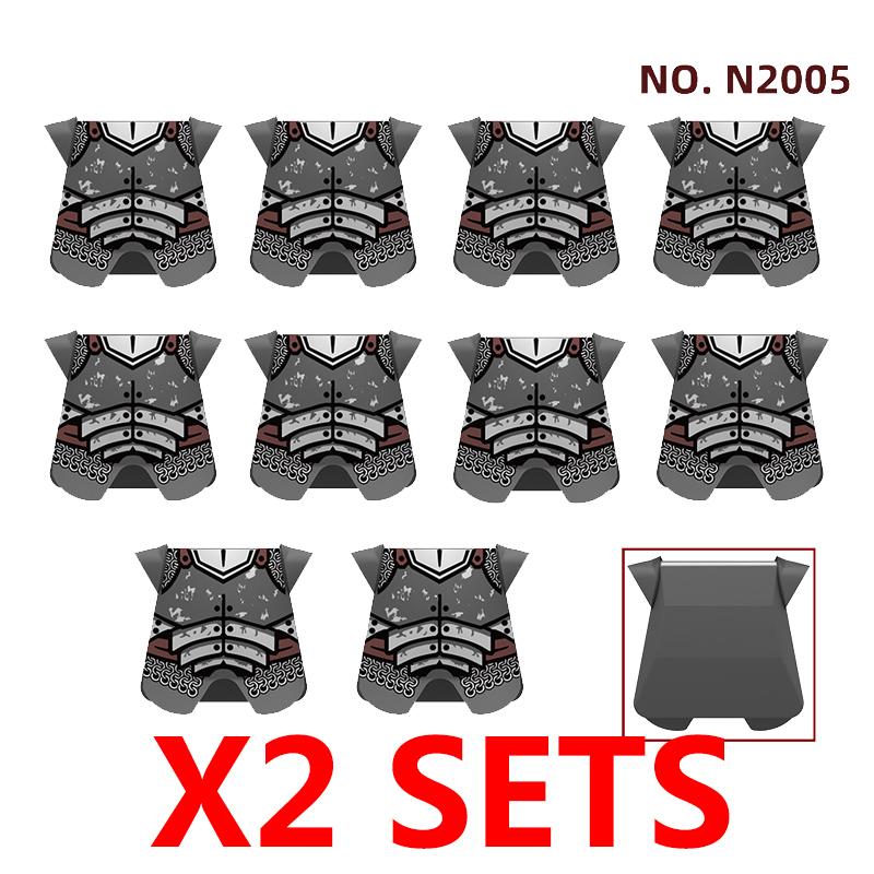 Набор средневековых строительных блоков с солдатами, лошадьми и настраиваемой броней для детей от 6 лет