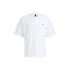 City Loose Fit Side Contrast Crew Neck Tee Men Tops White HC9972