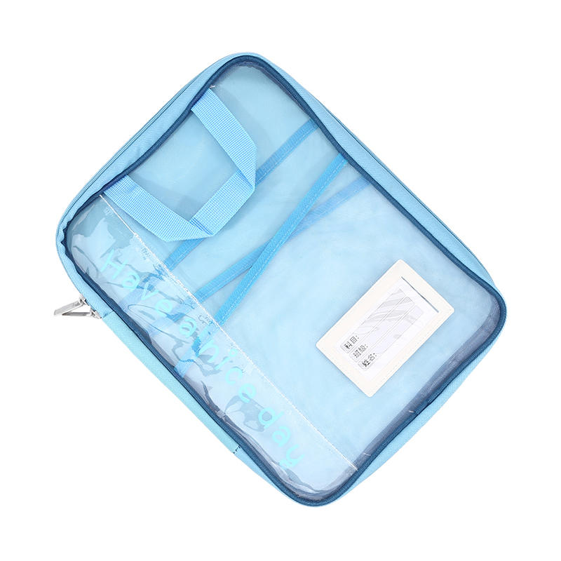 1PC Homework & College Papers Storage Pouch for Books Documents DIY Arts and Crafts Scrapbook Paper Transparent Zipper Document File Pouch