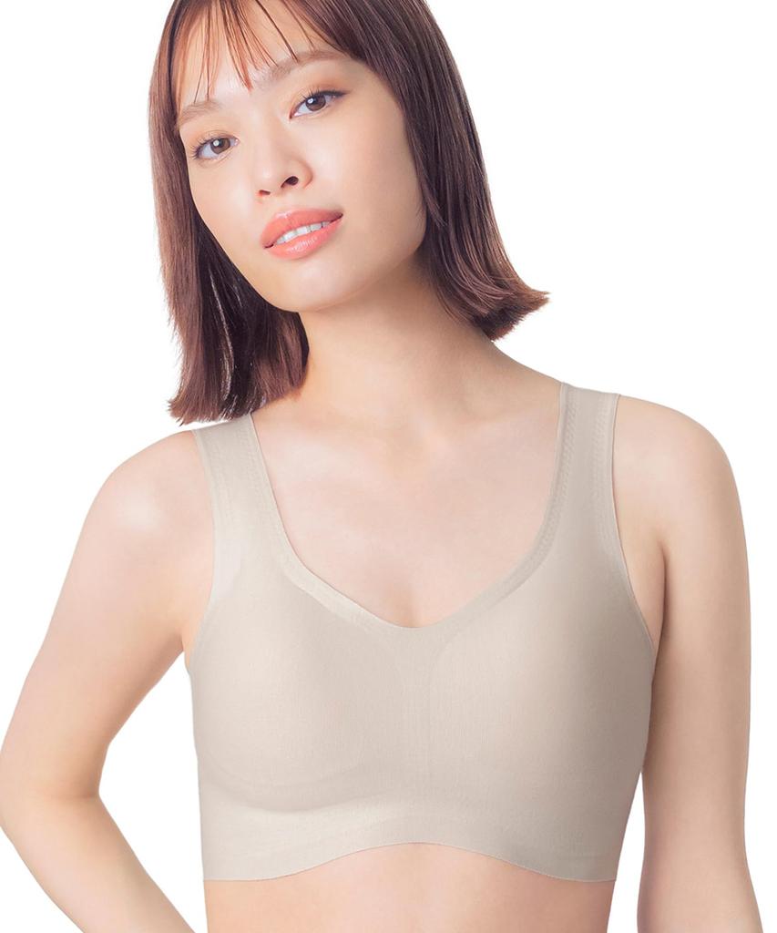 Wireless Cotton Comfortable and KB1031 CB LL Wing/Wacoal Bra, Blend, Breathable, Half-Top,