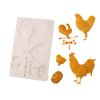 Silicone Chocolate Moulds Chicken Nest Shaped Chocolate Candy Moulds Baking Tools Non-stick Silicone Material for Baking