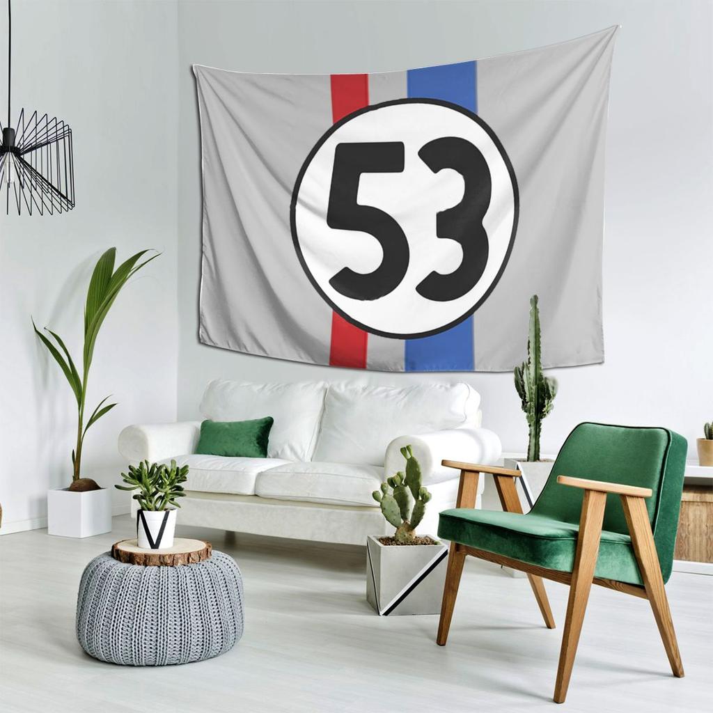 Herbie Stripes 53 Tapestry Decor Art Aesthetic Tapestries for Living Room Bedroom Home Wall Cloth Wall Hanging