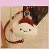 Cute Cha Siu Bao Plush Toy With Water Crystal Soft Material For Backpack Accessories And Gifts