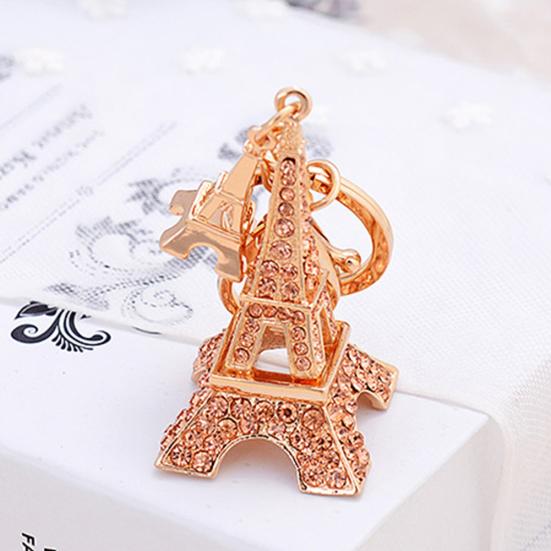 Брелок для ключей с двойной Эйфелевой башней, подвесной брелок для сумки
