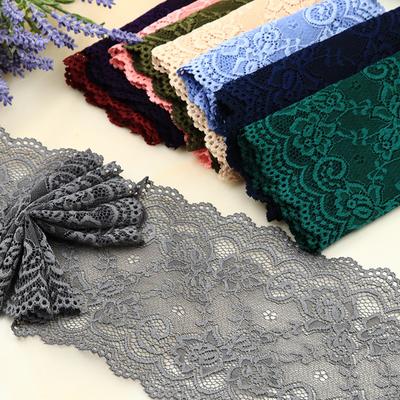 Высокое качество, ширина кружева 1 ярдов: 15 см DIY Тюль Кружевная Отделка Кружевные Ленты Аксессуары Эластичные Кружева Эластичные Детские Аксессуары Для Волос 10 Цветов На Выбор
