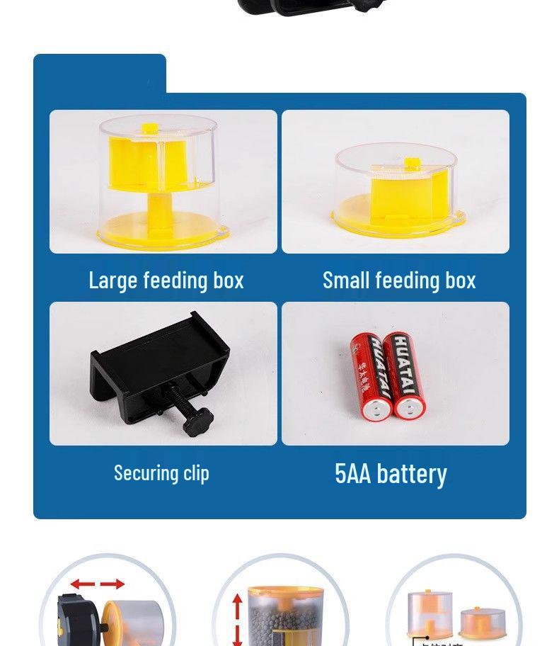 Умная автоматическая кормушка для рыб и черепах для аквариумов