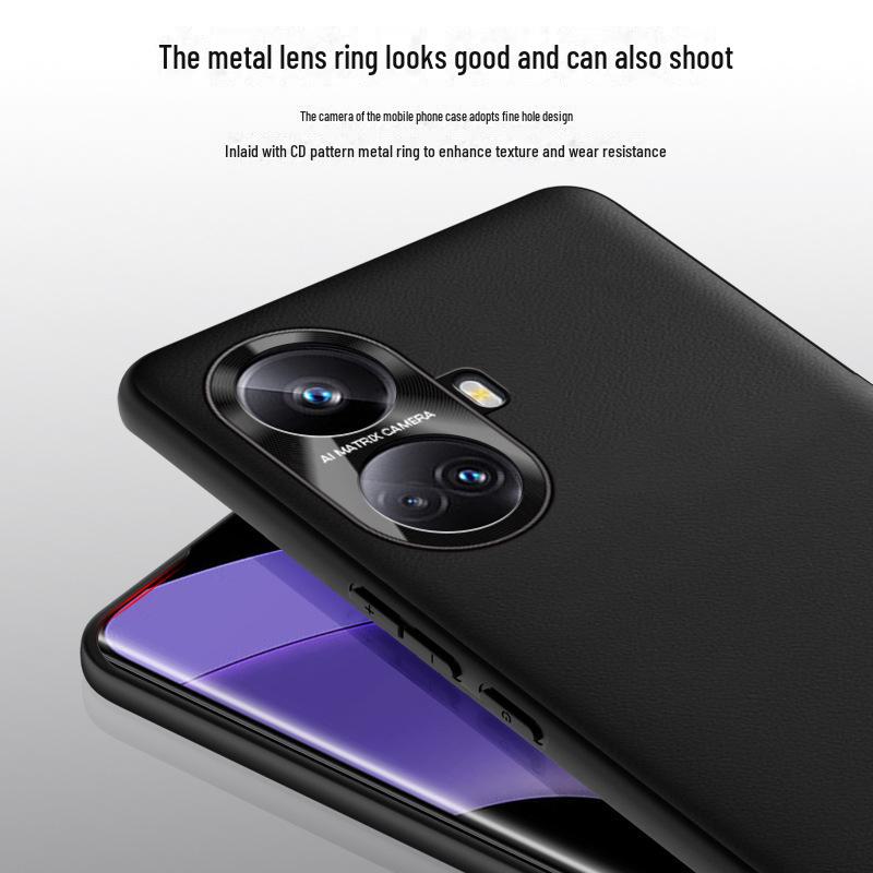 Защитный чехол Realme 10 Pro+ Liquid Leather Anti-Fall - Защита от обрастания, Доставка по одному экземпляру