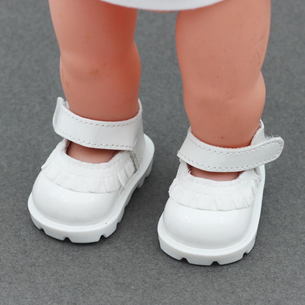 Кружевные кукольные туфли Кожаные кукольные наряды Повседневные мини-туфли Подарки на день рождения