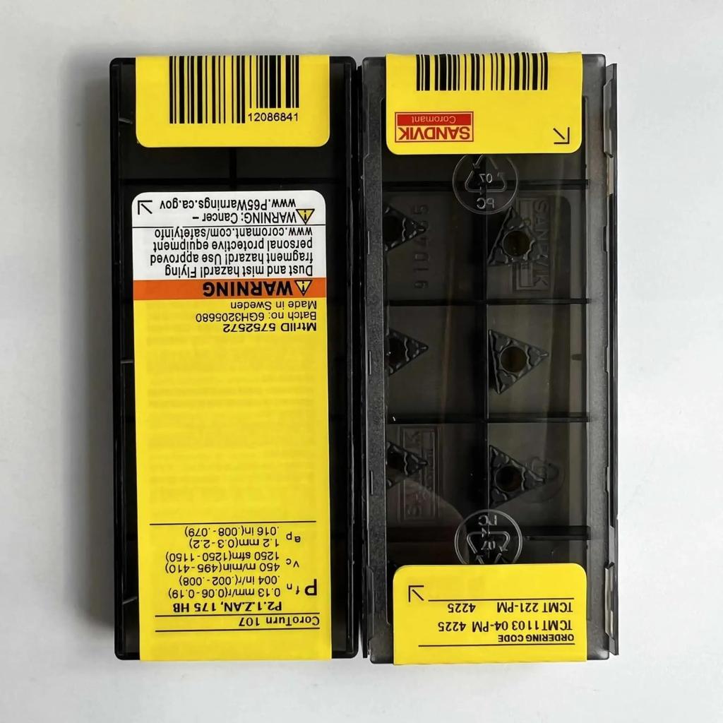 Original Sandvik / TCMT110304-PM 4225 /Carbide CNC Blade 10 PCS