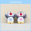 Plush Penguin Enchanting Keychain With Headphone Design Perfect For Cute Accessory Lovers