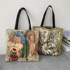 Bohemian Style Printed Bag Large Capacity Portable Mommy Bag Canvas Tote Bag Shoulder Bag
