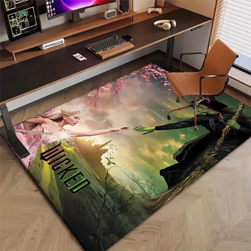 1pc The Wizard of Oz2 Design Printed Area Rug Carpet for Bedroom Living Room Home Decor Rugs Mat Non Slip Mat Rug for Bedside