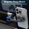 Phone Mount Holder Magnetic Cellphone Stand High Stability Angle Adjustable Easy To Install