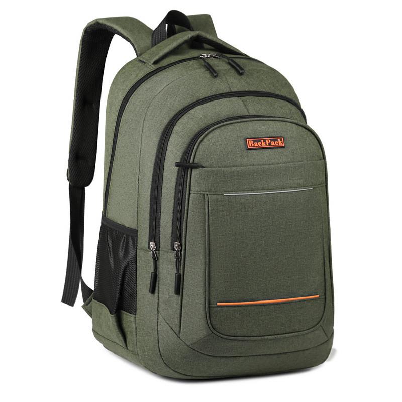 Oxford Fabric Large Capacity Student Backpack With Breathable Straps For Middle School And High School Students