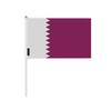 Drapeau Mini - Qatar - 30 X 45 Cm - 100 Pièces - Polyester - Léger - Recto/verso