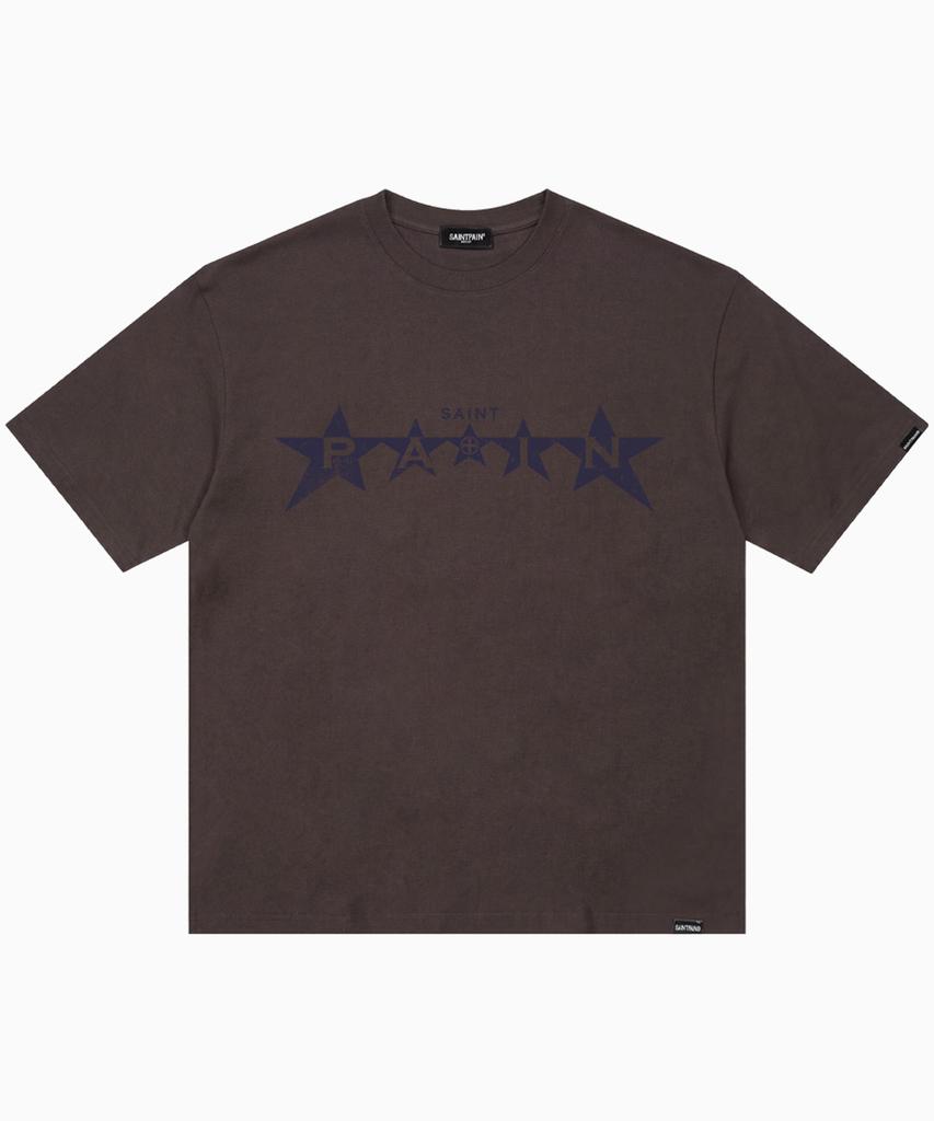 SAINTPAIN Sp Saint Star Футболка с коротким рукавом Коричневая