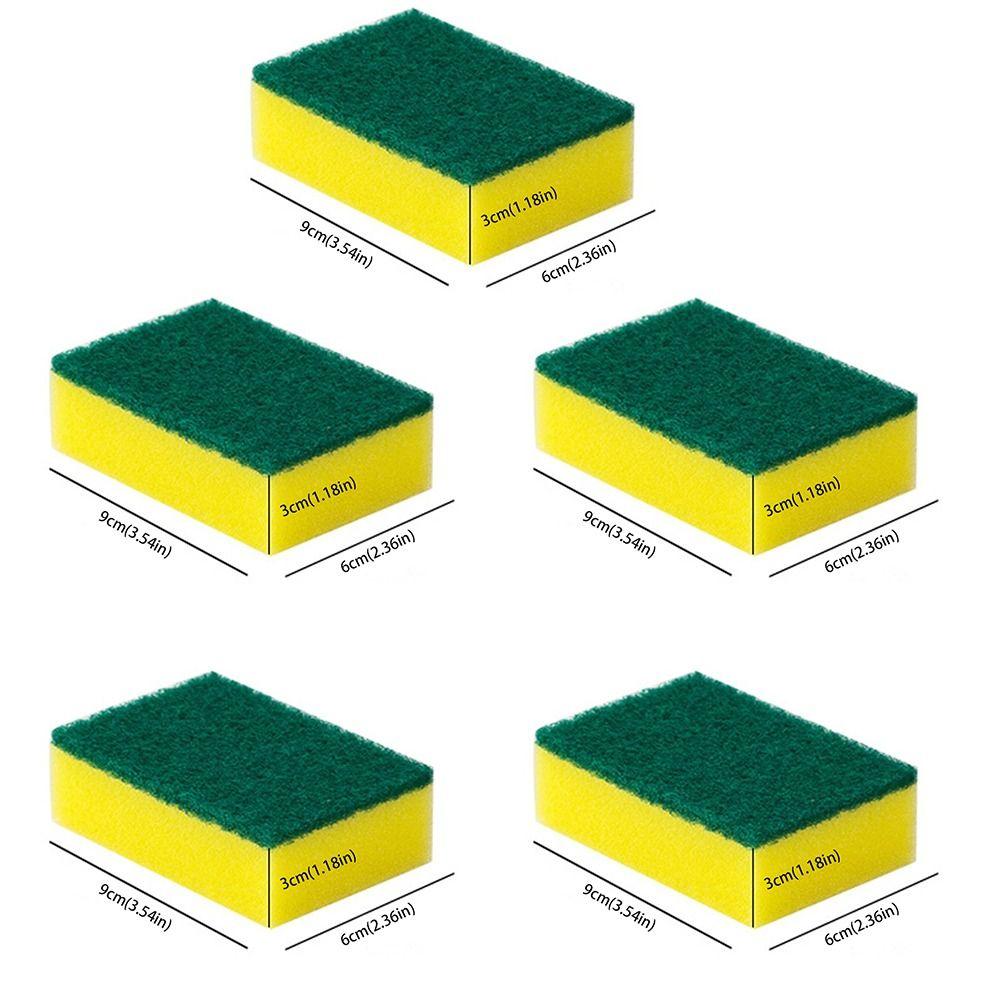 Sponge Dishwashing Sponge Reusable Cleaning Wipe Durable Scouring Pad