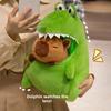 In Crocodile Capybara Suit Plush Doll Soft Stuffed Toy With Pp Cotton Filling