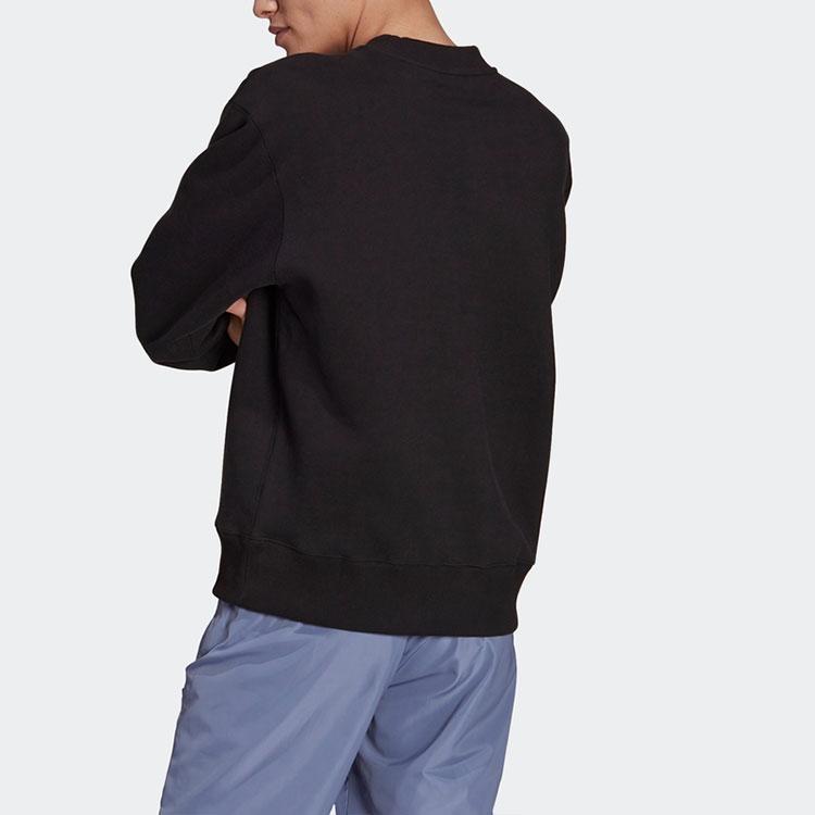Adidas Повседневная дышащая спортивная толстовка с круглым вырезом для мужчин, топы, черный цвет H09179