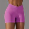High Waist Yoga Shorts Woman Gym Tights Fitness Elastic Breathable Hip Lifting Sports Shorts