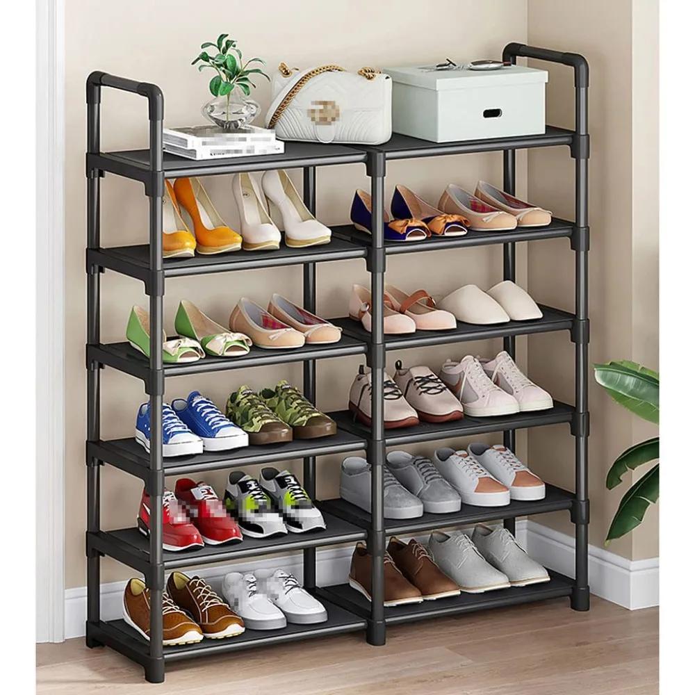 Большая полка для обуви, многослойная, собранная, полка для обуви, экономящая место, входная комбинация, подставка для обуви, держатель, органайзер для кроссовок