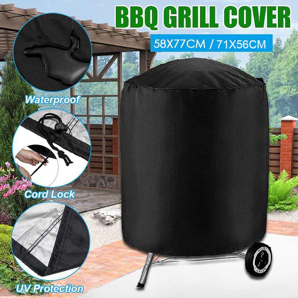 Anti Dust Black Charcoal Barbecue Gas Outdoor Grill Protector BBQ Cover BBQ Accessories Protective