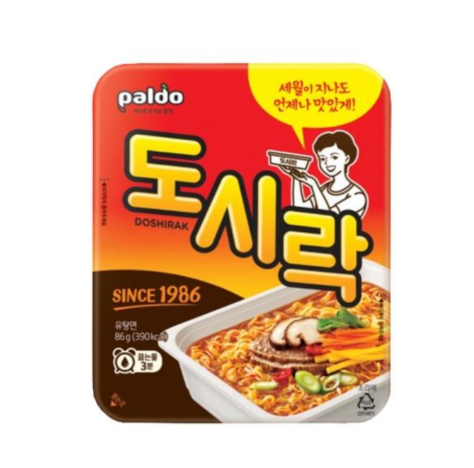 Paldo Dosirak Cup Ramen 4-Pack – Authentic Korean Instant Noodles