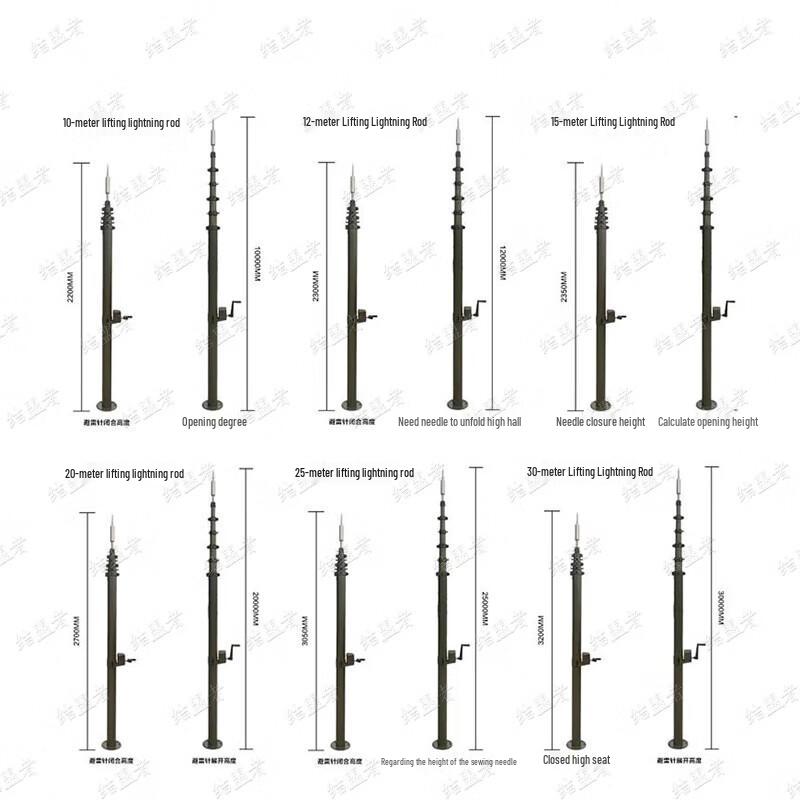 Ally Portable Manual Telescopic Lightning Rod Kit