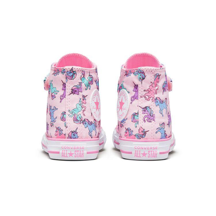 Converse All Star Durable High Top Canvas Shoes Kids Sneakers Pink Blue A01673C