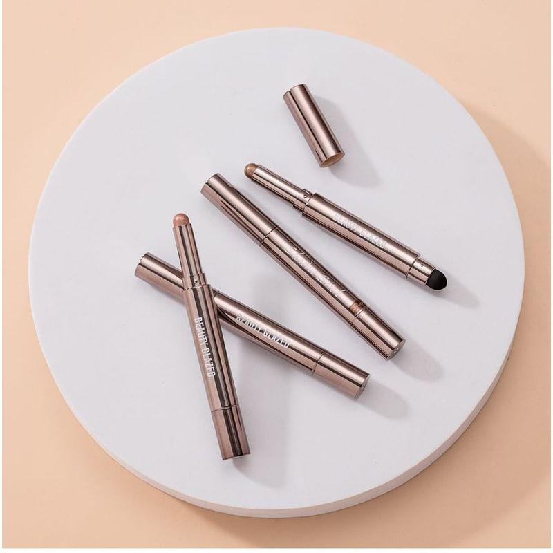 BEAUTY GLAZED - 2 в 1 Двусторонний стик для теней + растушевка - 10 цветов