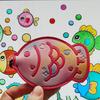Милый портативный чехол для ключей из искусственной кожи с выдвижным брелоком, карманный держатель для ключей, кожаный брелок с мультяшным рисунком тайяки, защитный чехол для ключей.