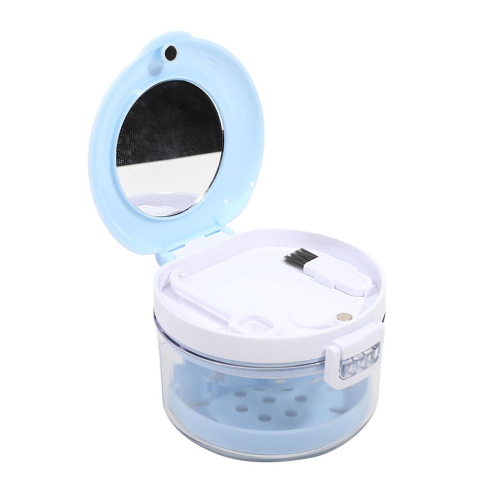 Портативный ортодонтический ретейнер, универсальный невидимый ящик для хранения брекетов, футляр для замачивания искусственных зубов, ванночка для зубных протезов