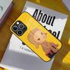 Cartoon Yoshitomo Nara Phone Case Glass Cover For IPhone 17 15 Pro Max 14 Pro 16 12 11 13 Mini X XR XS 8 7 Plus SE