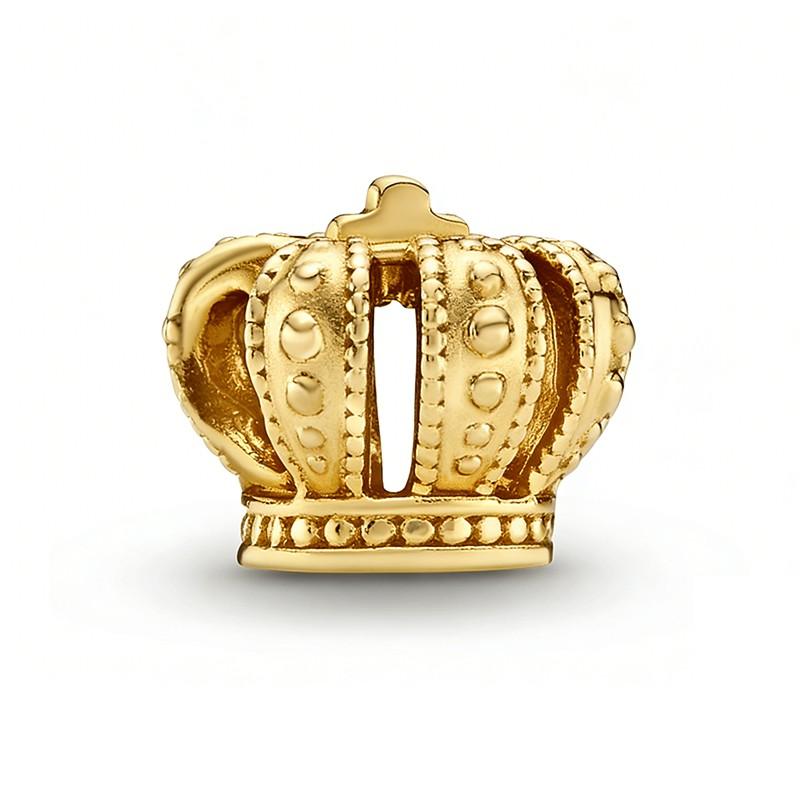 Item Gold Sparkling Lucky Four-Leaf Clover Animal Multi-type Charm Bead Pendant Security Chain Compatible Bracelet