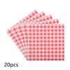 Vibrant Patterns And Bright Colors Disposable Dessert Plates For Party Supplies Paper Plates Gingham