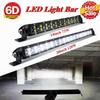 Светодиодная балка 6D 36W 72W 120W Двухрядная 4x4 для Трактора Внедорожника 4WD Внедорожника Квадроцикла Грузовика Светодиодный Рабочий Свет 12V 24V Автомобильная Фара