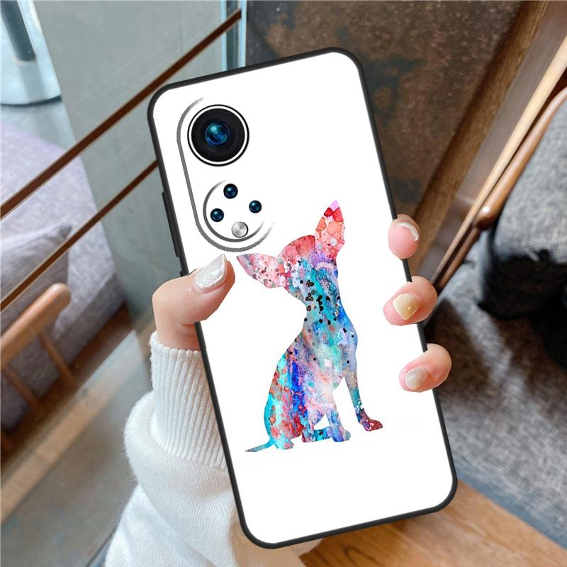 Чихуахуа Лицо Цветочный Чехол для Собаки Для Honor 90 70 50 Lite Magic 5 Pro Чехол Для Honor X8 X9 X7 X8a X9a X7a X6a X9b 9X 8X
