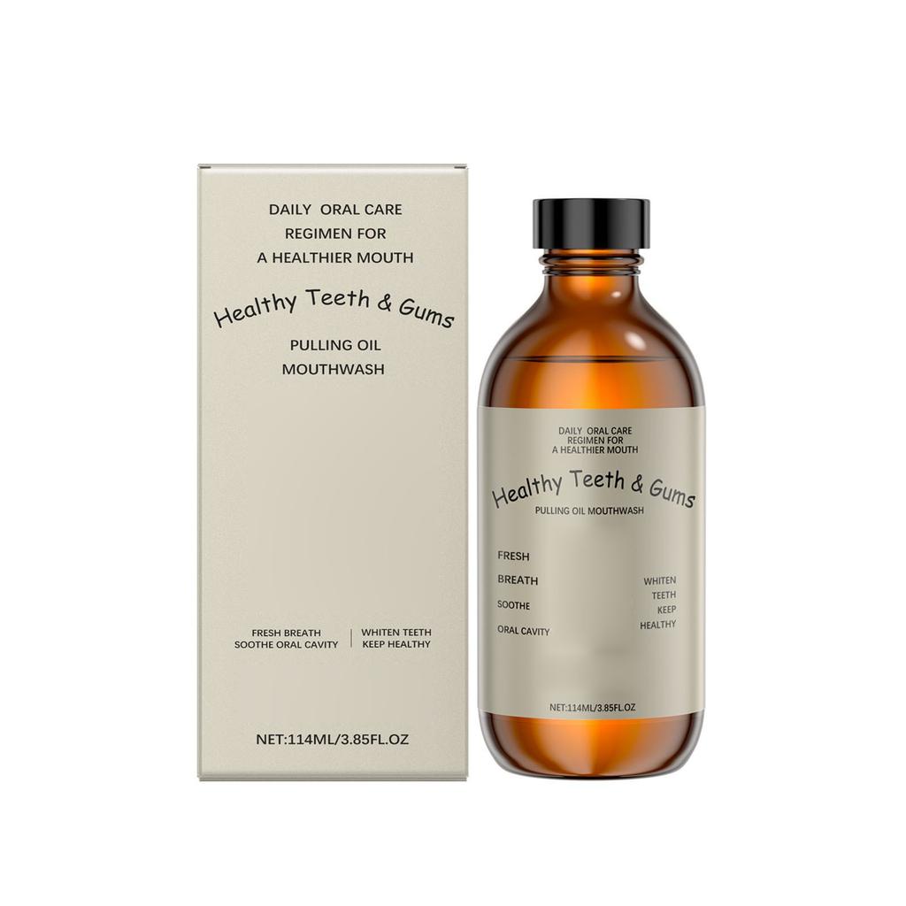 Pulling OilDental Care Mouthwash OilMouthwash Oil Helps Remove Bad Breath And Tartar Making Your Breath Fresher114ml