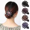 Headwear Accessories Hair Claws Dovetail Duckbill Pins Hairpins Crystal Flower Rhinestone Hair Clip