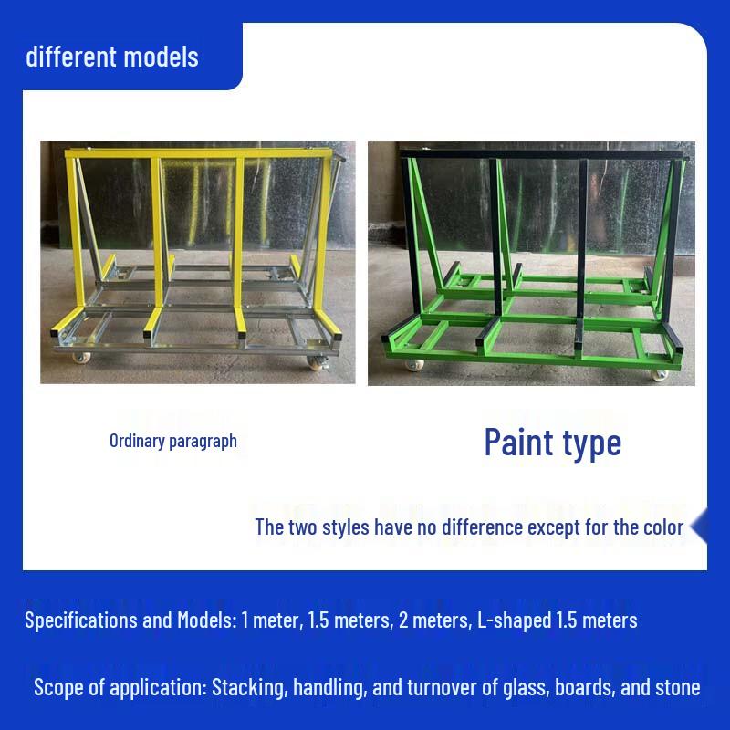 JINGGENG Heavy-Duty Glass Transport Cart