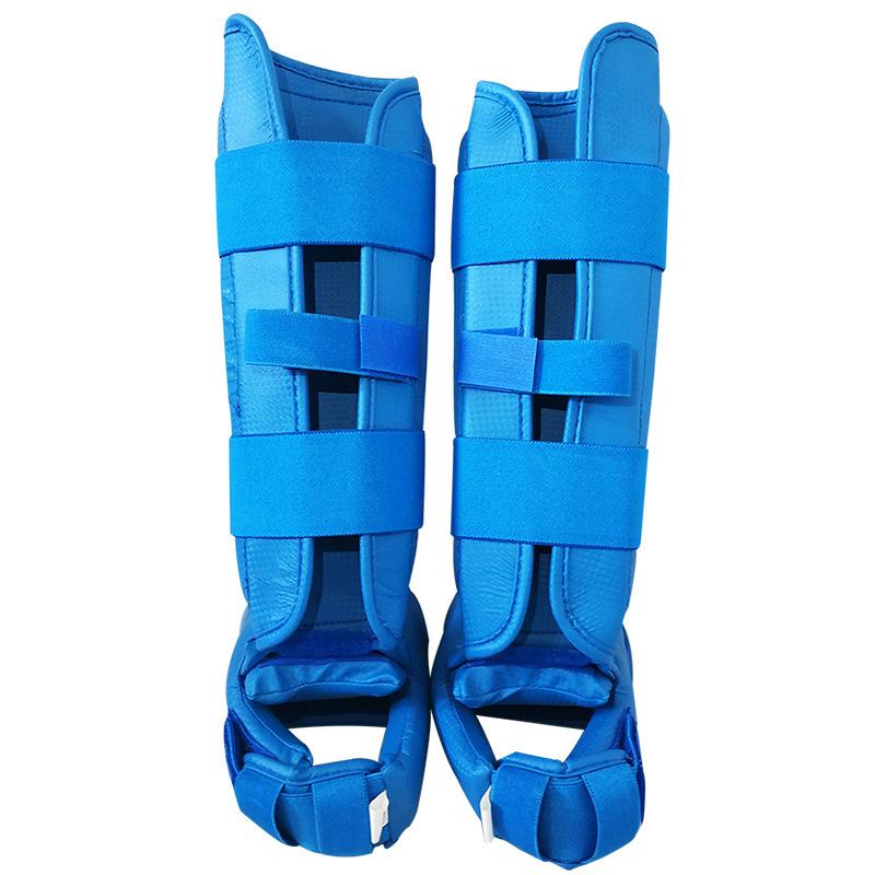 Shin Guards for Combat Martial Arts Kickboxing PU Leather Adjustable Leg Guards Shin Pads with Instep Guard for Adults Teenager 1