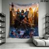 Outer Banks Wall Tapestry Aesthetic Wall Hanging Printed Fabric Blanket Decorative Tapestries for Bedroom Living Room Home Decor