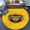 Amazonas Fc Goal Round Rug for Livingroom,Bedroom, Palyroom, Chair Rug, Area rug, Circle Carpet, Large Size Fan Christmas gift