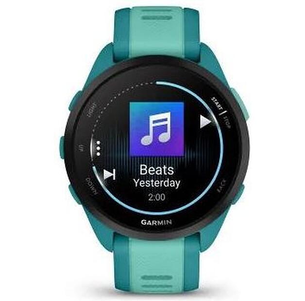 Беговые часы Garmin Forerunner 165 Music бирюзовые
