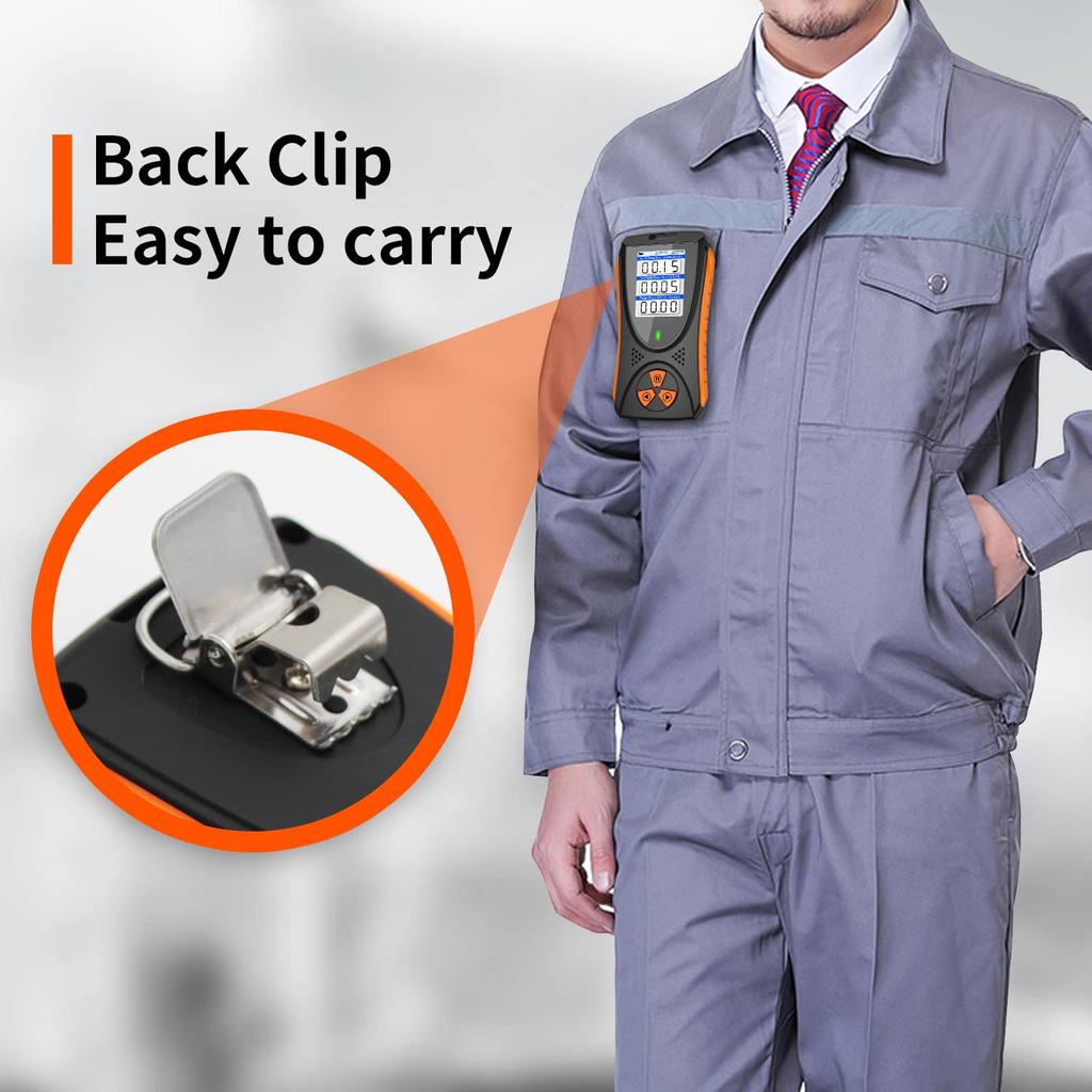 Детектор противоядерного излучения, гамма-рентгеновский портативный портативный радиационный монитор с перезаряжаемым ЖК-дисплеем