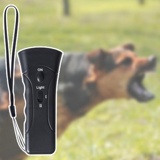 Дрессировщик для собак, двойной светодиодный светильник, нежная дрессировка собак, портативный ультразвуковой отпугиватель собак, устройство для тренировки стоп-лай, товары для домашних животных